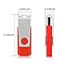 RAOYI 10 Pack 8GB USB Flash Drive, USB 2.0 Swivel Metal Memory Stick Thumb Drives Pen Drive Jump Drive for Data Storage (4 Mixed Color)