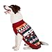 Mihachi Christmas Dog Sweater - Winter Clothes with Colorful Snowflake Patterns Soft Knit Keep Warm-L
