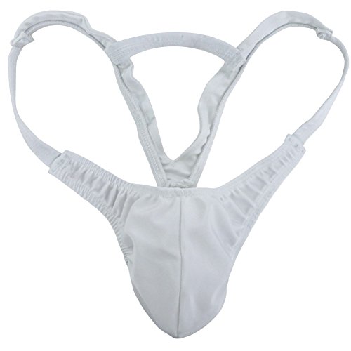 Mens sexy bulge pouch g-string underwear with inverted …