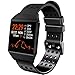 Bluetooth Smart Watch Fitness Tracker, Activity Tracker Heart Rate Monitor SMS&SNS Reminder Tacking Sports Pedometer Watch Compatible with iOS Android Phones SmartWatch IP67 Waterproof for Men Women