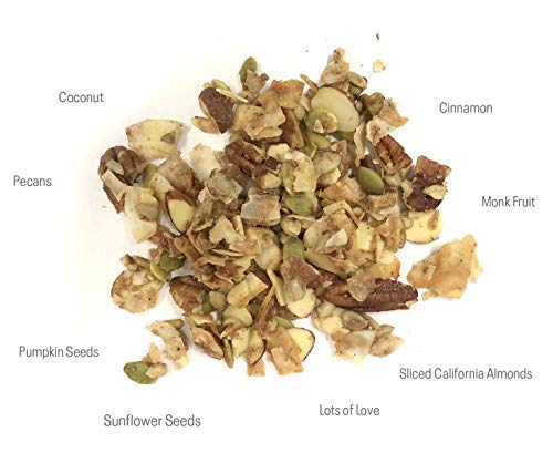 Low Karb - Keto Nut Granola Healthy Breakfast Cereal - Low Carb Snacks & Food - 2g Net Carbs - Almonds, Pecans, Coconut and more (11 oz) (6 Count) - Thumbnail 4