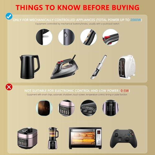 220v to 110v Travel Voltage Converter: International Universal Voltage Converter US to Europe Power Strip Plug Transformer - 2000W Electric Hair Dryer Step Down Outlet Converters for European UK EU