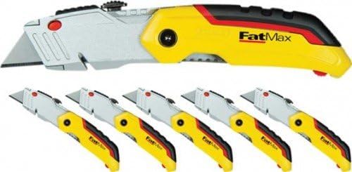 Stanley Fatmax Retractable Folding Knife | Pack of 6 Blades