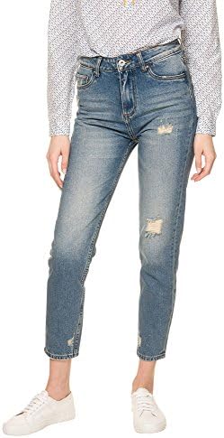 Ryujee Women's Jussy Women's Blue Cropped Jeans in Size 28 Blue