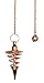 Enchanted Jewelry Copper Metal Spiral Pendulum on a 5
