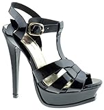 Shoe Dezigns Lauren 87 Womens Strappy Square Toe