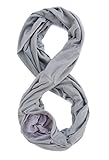 TRAVEL SCARF by WAYPOINT GOODS // Infinity Scarf with Hidden Pocket (Pewter)