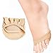 LOHOME Forefoot Pads, Women’s High-heeled Fore Foot Cushion Sole Protectors Toe Caps Covers Pads Toe Separating Socks – Skin Color (4 Pairs)