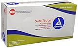 Safe-Touch 2611U Powder Free Vinyl Exam Gloves, Small,  100/Box