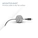 Native Union NIGHT Cable - Lightning to USB Charging/Sync Cable - Extra Long 3 Meter Braided Cable with Weighted Anchor Knot - Compatible with iPhone, iPad, iPod (Zebra)
