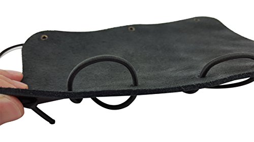 usmile Longbow Leather Arm Guard for archery Recurve Arrow Protective Gear archery arm guard(Black)