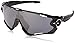 Oakley Men's Jawbreaker Asian Fit OO9270-01 Shield Sunglasses, Polished Black, 131 mm