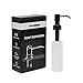 Soap Dispenser for Kitchen Sink (Black Matte), Built in Soap Dispenser, Stainless Steel Pump Replacement