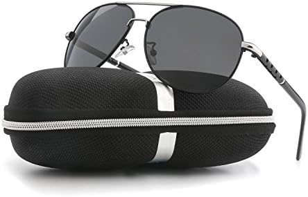 Sunglasses for Men Women Aviator Polarized Unisex Metal Frame UV Driving VOPOLAR