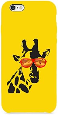Party Giraffe iPhone 6 White Case Cover Skin (Yellow)