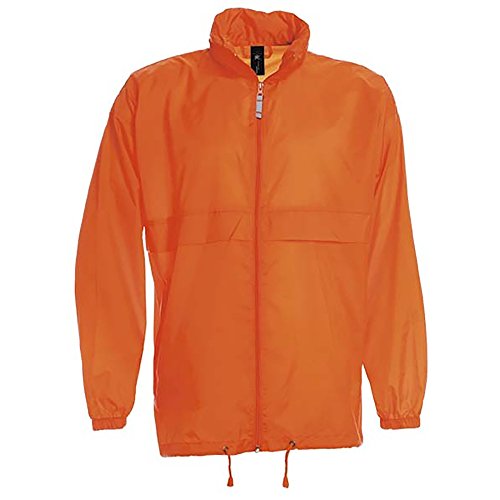 B&C Sirocco Mens Lightweight Jacket/Mens Outer Jackets (3XL) (Navy Blue) - Thumbnail 6