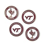 (4) Virginia Tech Hokies Golf Ball Markers