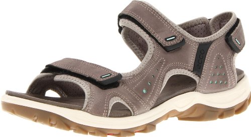 ECCO Women's Cheja Shoe,Moon Rock/Emerald,37 M US