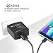 Quick Charge 3.0 Wall Charger,Itian Fast Charge K6 Wall Charger For Sumsung S7 S7 Edge S6 S6 Edge Note5 S6 Edge Plus and More Android Powered Devices-Black