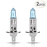 AGPTEK High Bright H1 Halogen Headlight Bulb, 2 Pack