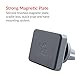 Koomus Pro Air-M Air Vent Magnetic Cradle-less Smartphone Car Mount for all iPhone and Android Devices