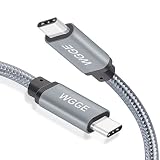 USB C to USB C Cable 3.1 Gen1 Type C Nylon Braided &Fast Charging, Compatible with Galaxy S9 S8 Plus,HTC 10, LG G5 V20, Nintendo Switch, Nexus 6P, Google Pixel 2/3/XL, MacBook and More (10 feet)