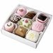 HABA Biofino Soft Petit Fours Set of 9 Plush Desserts - Perfect for Pretend Tea Parties