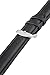 Signature Bali Waterproof Watch Band Calf Leather Watch Strap Replacement Bracelet. Steel and Golden Buckles