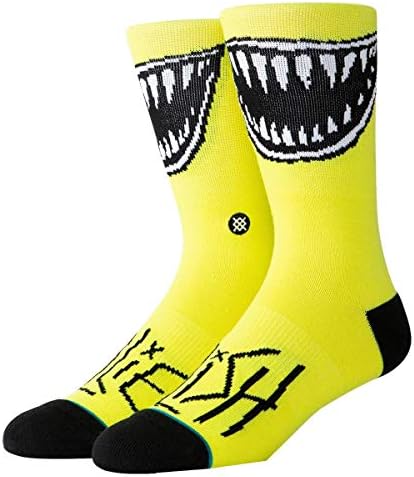 Stance Billie Eilish Grin Socks - Neon Yellow