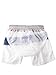 Neleus Men's Swimming Trunks Bathing Shorts with Pockets,710,White,S,Tag L