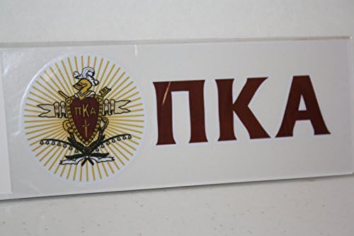 Pi Kappa Alpha Sticker of Letters for Outside Glass, Car, Tablet