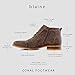 Ferro Aldo Blaine MFA806035 Mens Casual Brogue Mid-Top Lace-up and Zipper Boots – Grey, Size 10.5
