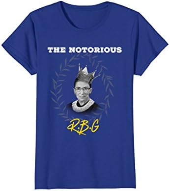 Womens Notorious RBG Ruth Bader Ginsburg Supreme Court Justice Tee Medium Royal Blue