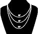 12PCS Silver Plated Brass Curb Chain Satellite Beaded Chains Bulk for Jewelry Making (18 Inch(1.5mm))