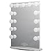 Vanity Girl Hollywood Infinity Mirror. Lighted (13 Bulb) Vanity Mirror with Dimmer