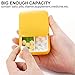 4 Pack Small Pill Box Case for Purse Pockets Travel Pill Organizer Portable Cute Medicine Box Daily Mini Pill Holder Container for Vitamins, Fish Oil, Supplements(4 Color)