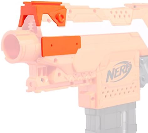 PeleusTech Worker Front and Side Rail Adapter Picatinny Base Set for Nerf Stryfe Blaster - Orange