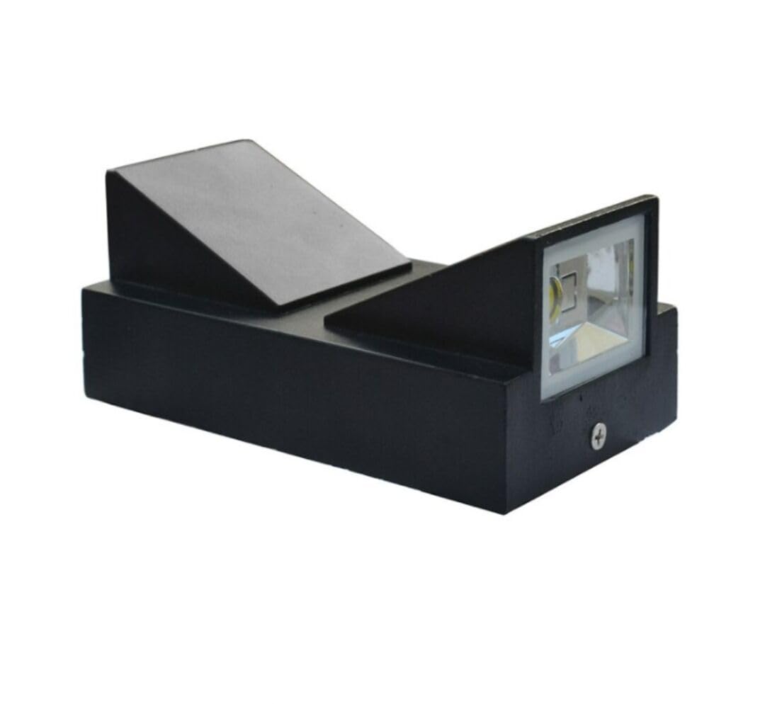7W Outdoor-Indoor Wall Light Beam from Double Sided - Waterproof IP65 LED Wall Lighting - Modern Wall Lamp Adjustable Beam Warm White 3200K