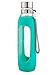 Contigo Purity Glass Water Bottle, 20oz, Greyed Jade