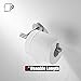 JQK Toilet Paper Holder, 5 Inch 304 Stainless Steel Tissue Paper Dispenser, Brushed Nickel Wall Mount 2 Pack, TPH100-BN-P2