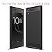 Suensan Sony Xperia XA1 Case, Sony Xperia Z6 Case, (Not for Sony Xperia XA1 Ultra 6 Inch) TPU Shock Absorption Technology Raised Bezels Protective Case Cover for Sony Xperia XA1 Phone (TPU Black)