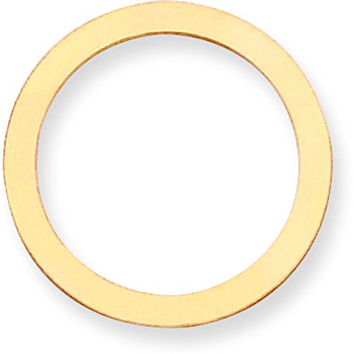 14K Gold Round Stamping Disc 0.018