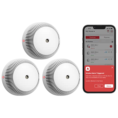 XSense Smart Smoke Detector Fire Alarm with Advanced Photoelectric