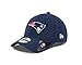 NFL New England Patriots Team Classic 39THIRTY Stretch Fit Cap, Small/Medium, Blue