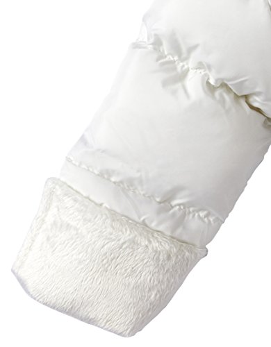 Cremson Girls Boys Newborn Infant Baby Puffer Carbag Pram Bag Snowsuit Bunting - Cream (Size 0/6M)
