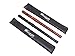 Woodnote Lot of 2 (Wood Grain & Matte Black) 8 Holes ABS Fife Flute(Both Key of C)