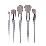 5 Piece Unicorn Rainbow Makeup Brush Set
