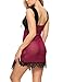 Avidlove Sexy Babydoll Lingerie for Women Lace Chemise Nightgown Sleepwear