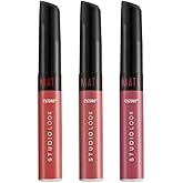 Cyzone Studio Look Matte Liquid Lipstick Nude Set: Blossom, Rose and Pink