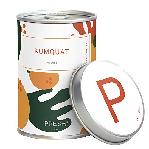 PRESH Scented Soy Candle Medium Can 8 oz. (Kumquat)